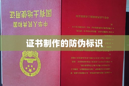 皋兰证书制作的防伪标识